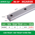 Ray trượt vuông mini MGNR9R (Hiwin type)