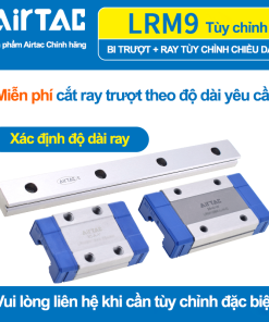 Con trượt vuông mini tiêu chuẩn thân dài LRM9BKLH ( MGN9H  )