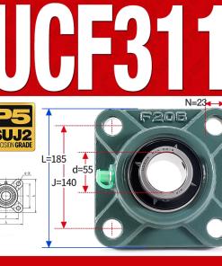 Gối đỡ vòng bi UCF311 (Dày nặng - Đường kính trong 55 mm)