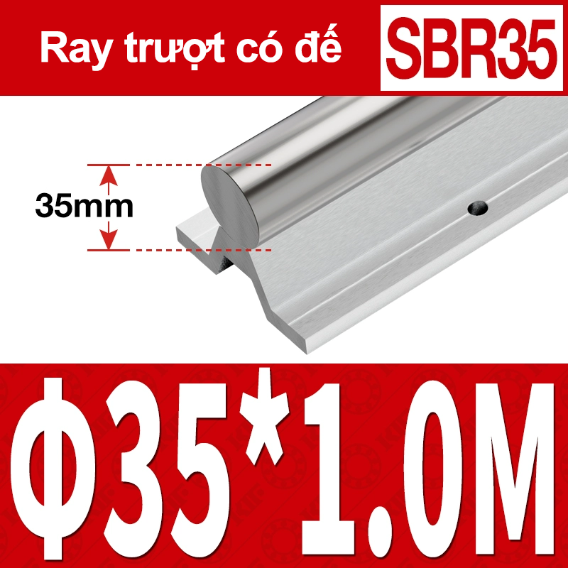 Thanh trượt tròn có đế SBR35 (1M) (Ray trượt tròn có đế) Thanh trượt tròn có đế SBR35 (1M) (Ray trượt tròn có đế)