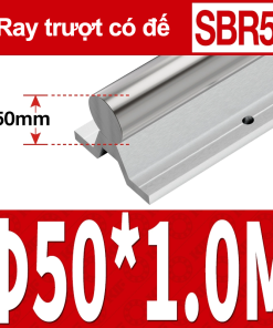 Thanh trượt tròn có đế SBR50 (1M) (Ray trượt tròn có đế)