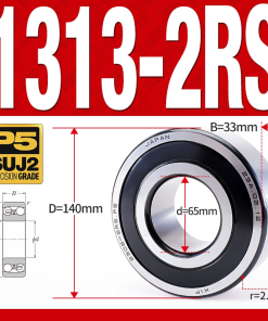 Vòng bi - bạc đạn tự lựa 1313-2RS  (Phớt cao su - 65*140*33 mm)