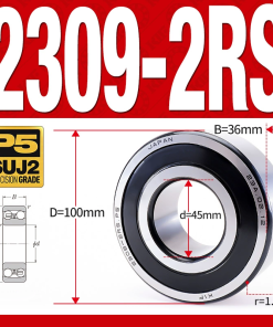 Vòng bi - bạc đạn tự lựa 2309-2RS  (Phớt cao su - 5*100*36 mm)