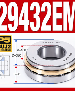 Vòng bi đĩa bay chặn trục - bạc đạn cà na chặn trục 29432M (lồng cách bi Đồng -  160*320*95 mm)