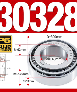 Vòng bi côn 1 dãy bi - bạc đạn bánh xe 30328  (Kích thước -  140*300*67,75 mm)