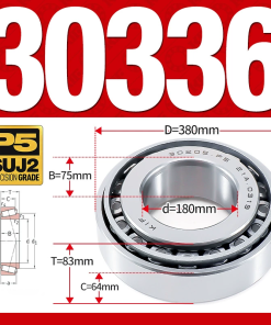 Vòng bi côn 1 dãy bi - bạc đạn bánh xe 30336  (Kích thước -  180*380*83 mm)