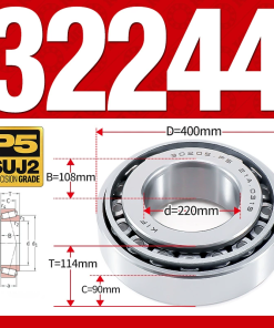 Vòng bi côn 1 dãy bi - bạc đạn bánh xe 32244 (Kích thước -  220*400*114 mm)