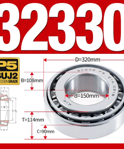 Vòng bi côn 1 dãy bi - bạc đạn bánh xe 32330 (Kích thước -  50*320*114 mm)