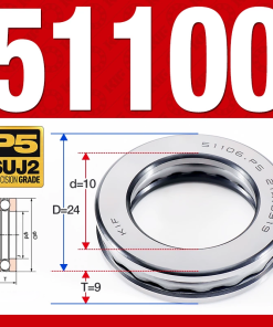 Vòng bi - bạc đạn 51100 (Chặn trục - 10*24*9 mm)