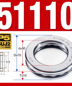 Vòng bi - bạc đạn 51110 (Chặn trục - 50*70*14 mm)