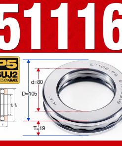 Vòng bi - bạc đạn 51116 (Chặn trục - 80*105*19 mm)