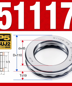 Vòng bi - bạc đạn 51117 (Chặn trục - 85*110*19 mm)