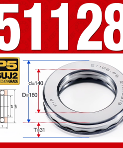 Vòng bi - bạc đạn 51128 (Chặn trục - 140*180*31 mm)