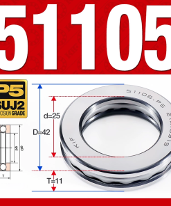 Vòng bi - bạc đạn 51105 (Chặn trục - 25*42*11 mm)