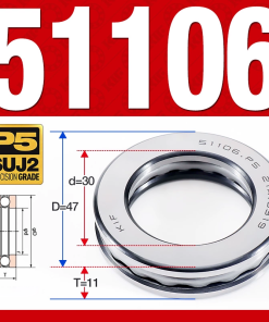 Vòng bi - bạc đạn 51106 (Chặn trục - 30*47*11 mm)