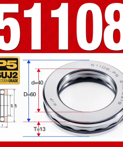 Vòng bi - bạc đạn 51108 (Chặn trục - 40*60*13 mm)