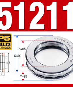 Vòng bi - bạc đạn 51211 (Chặn trục - 55*90*25 mm)