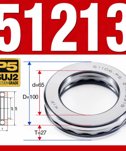 Vòng bi - bạc đạn 51213 (Chặn trục - 5*100*27 mm)