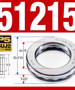 Vòng bi - bạc đạn 51215 (Chặn trục - 75*110*27 mm)