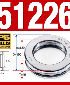 Vòng bi - bạc đạn 51224 (Chặn trục - 120*170*39 mm)