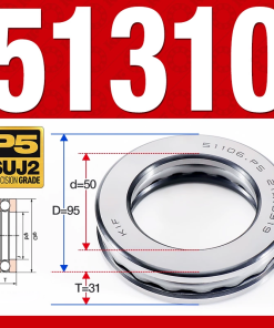 Vòng bi - bạc đạn 51310 (Chặn trục - 50*95*31 mm)