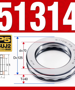 Vòng bi - bạc đạn 51314 (Chặn trục - 70*125*40 mm)