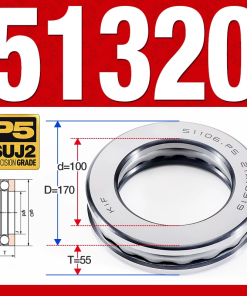 Vòng bi - bạc đạn 51320 (Chặn trục - 100*170*55 mm)