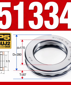 Vòng bi - bạc đạn 51334 (Chặn trục - 170*280*87 mm)