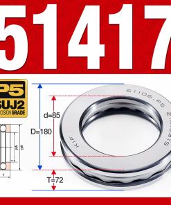 Vòng bi - bạc đạn 51417 (Chặn trục - 85*180*72 mm)