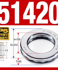 Vòng bi - bạc đạn 51420 (Chặn trục - 100*210*85 mm)