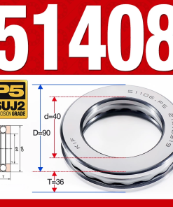 Vòng bi - bạc đạn 51408 (Chặn trục - 40*90*36 mm)