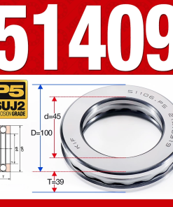 Vòng bi - bạc đạn 51409 (Chặn trục - 45*100*39 mm)