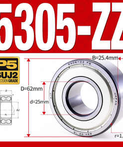 Vòng bi - bạc đạn 5305-ZZ  (Phớt kim loại - 25*62*25.4 mm)