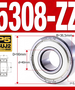 Vòng bi - bạc đạn 5308-ZZ  (Phớt kim loại - 40*90*36,5 mm)