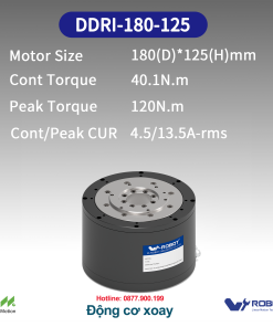 DDRI-180-125 Động cơ xoay Dòng DDRI (Động cơ rotor trong)