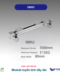 EB8S2 Module truyền động tuyến tính dây đai Dòng EB (Mô-đun tuyến tính đai định thời đa năng)