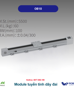 OB10 Module truyền động tuyến tính dây đai Dòng OB (Mô-đun dây đai tốc độ cao)