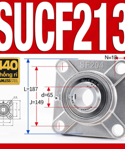 Gối đỡ vòng bi SUCF213 (Inox 440C - Đường kính trong 65 mm)