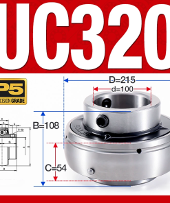 Vòng bi gối UC320 (Dày nặng - Đường kính trong 100 mm)