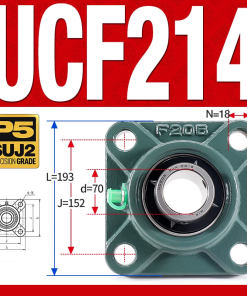 Gối đỡ vòng bi UCF214 (Tiêu chuẩn - Đường kính trong 70 mm)