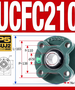 Gối đỡ vòng bi UCFC210 (Tiêu chuẩn - Đường kính trong 50 mm)