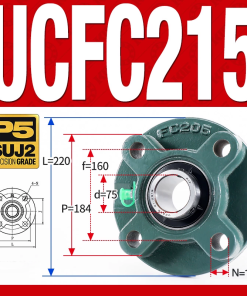 Gối đỡ vòng bi UCFC215 (Tiêu chuẩn - Đường kính trong 75 mm)