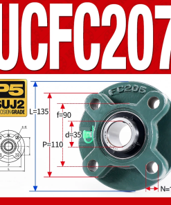 Gối đỡ vòng bi UCFC207 (Tiêu chuẩn - Đường kính trong 35 mm)