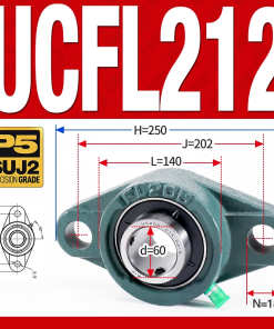Gối đỡ vòng bi UCFL212 (Tiêu chuẩn - Đường kính trong 60 mm)