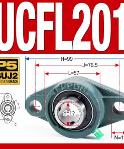 Gối đỡ vòng bi UCFL201 (Tiêu chuẩn - Đường kính trong 12 mm)