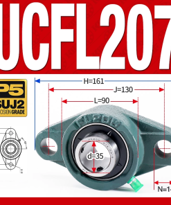 Gối đỡ vòng bi UCFL207 (Tiêu chuẩn - Đường kính trong 35 mm)