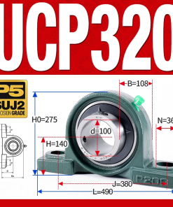 Gối đỡ vòng bi UCP320 (Dày nặng - Đường kính trong 00 mm)