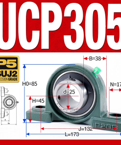 Gối đỡ vòng bi UCP305 (Dày nặng - Đường kính trong 25 mm)