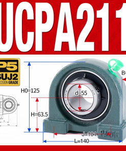 Gối đỡ vòng bi UCPA211 (Tiêu chuẩn - Đường kính trong 55 mm)