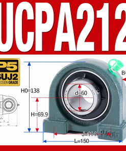 Gối đỡ vòng bi UCPA212 (Tiêu chuẩn - Đường kính trong 60 mm)